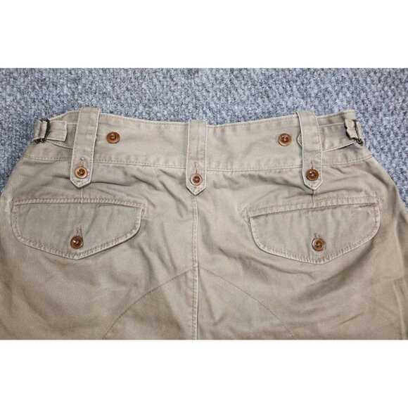 Vintage Polo Ralph Lauren Cargo Pants Mens 32x32 Beige Wide Baggy Slim Fit - Picture 5 of 11